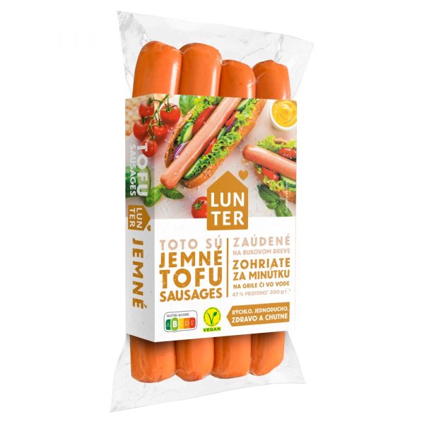 Tofu PÁRKY jemné LUNTER 200g 1