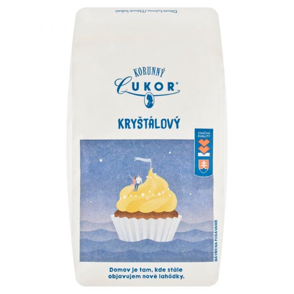 Cukor kryštálový, Korunný 1kg 1
