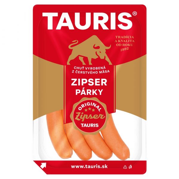 Párky Zipser mini 165g Tauris 1