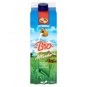 Mlieko plnotučné 3,6% Bio čerstvé 1l Tami 10