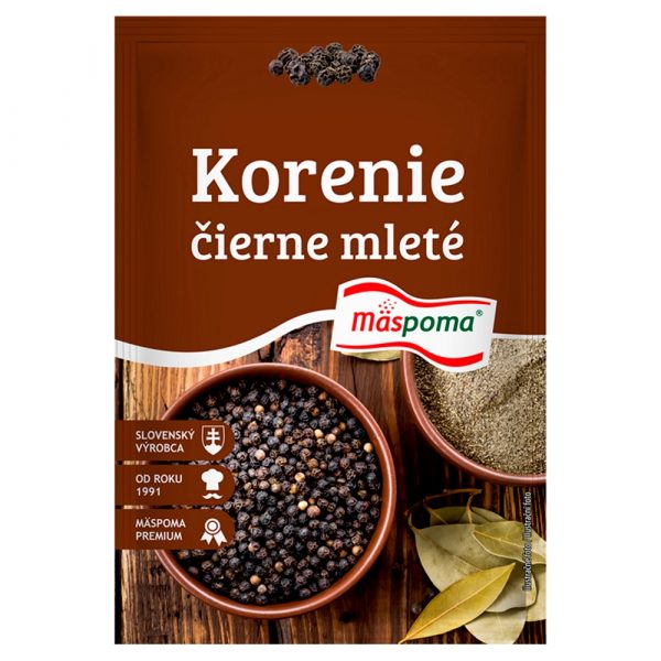 Korenie Čierne mleté korenie 20g Mäspoma 1