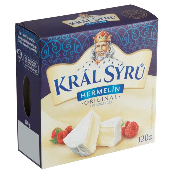 Syr Hermelín 56% Original 120g Král Sýrů 2