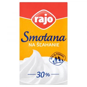 Smotana na šľahanie 30% 250ml Rajo 14