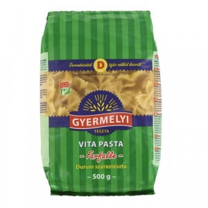 Cestoviny Farfalle (Mašle) 500g Gyermelyi 4