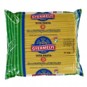 Cestoviny Špagety semolinové 5kg Gyermelyi 3