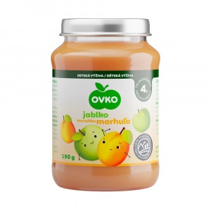 Detská výživa marhuľová 190g Ovko 12