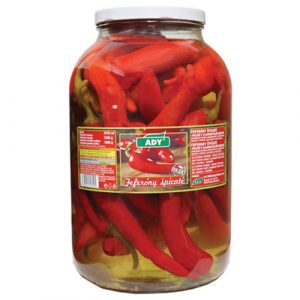 Feferóny červené špicaté 3720ml (3300g) Ady 11