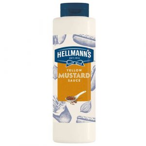 Horčica One Hand Bottles 880g Hellmann's 3