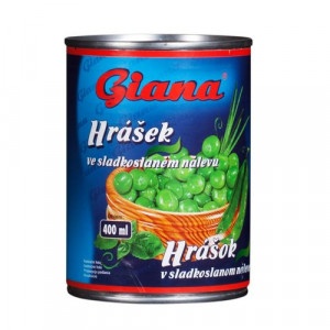 Hrášok v sladkoslanom náleve 425ml Giana 8