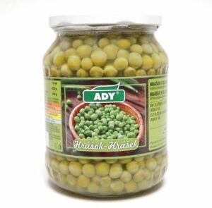 Hrášok v slanom náleve 720ml (680g) Ady 9