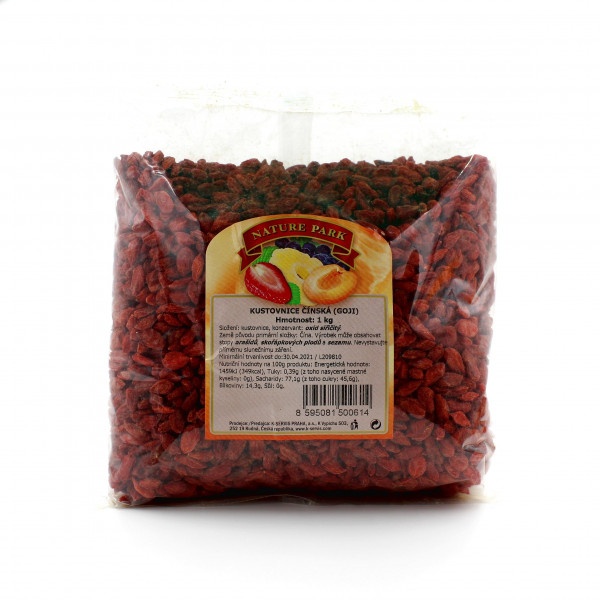 Kustovnica čínska goji sušená 1000g 1