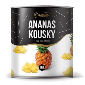 Kompót Ananás krájaný 3050g Bassta 2