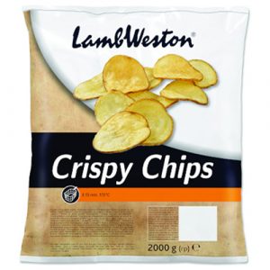 LW Zemiakové chipsy so šupkou mrazené 2kg 18