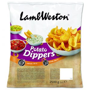 LW Zemiakové lyžičky Potato Dippers mrazené 2,5kg 19