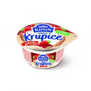 Mliečna krupica jahoda 150g Kunín 15