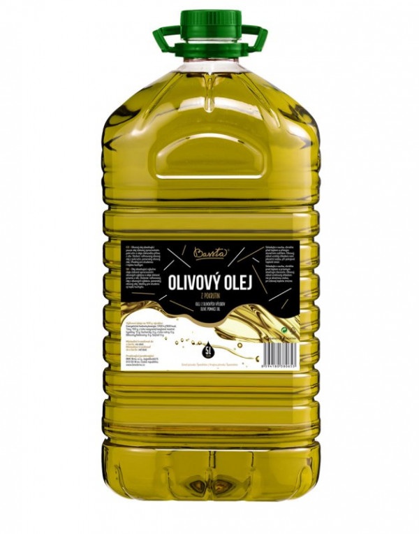 Olej olivový z výliskov 5l Bassta 1