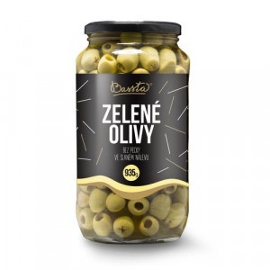 Olivy zelené celé bez kôstky sklo 935g Bassta 2