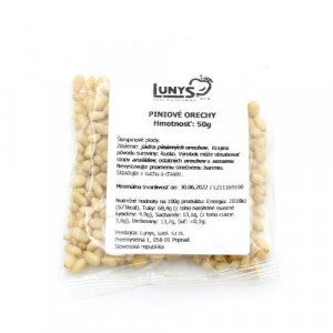 Píniové orechy 50g Lunys 10