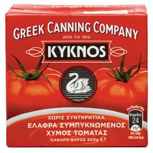 Paradajková šťava koncentrovaná - pyré (Passata) 7% 500g KYKNOS 1