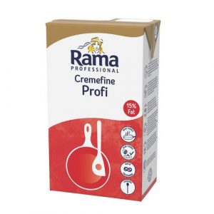 Smotana na varenie červená 15% RAMA 1l 12