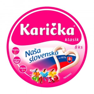 Syr tavený trojuholníkový Klasik 125g Karička 3