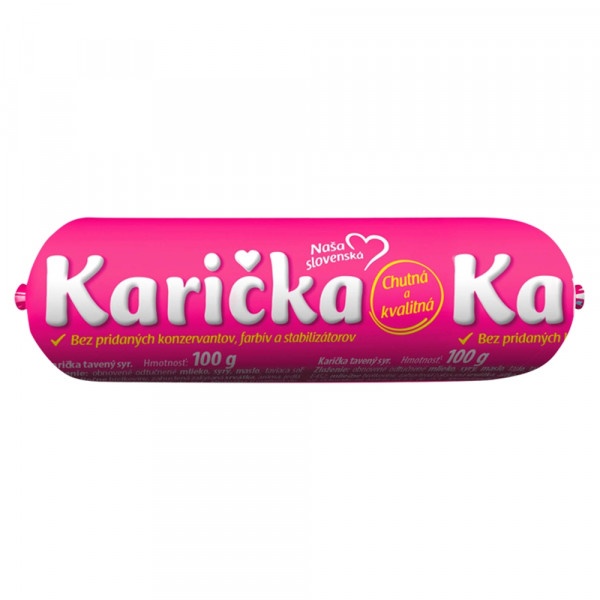 Syr tavený v črievku 100g Karička 1