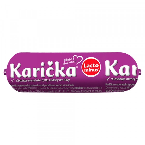 Syr tavený v črievku Lacto Minus 120g Karička 1