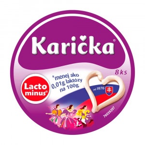 Syr tavený trojuholníkový Lacto Minus 120g Karička 8