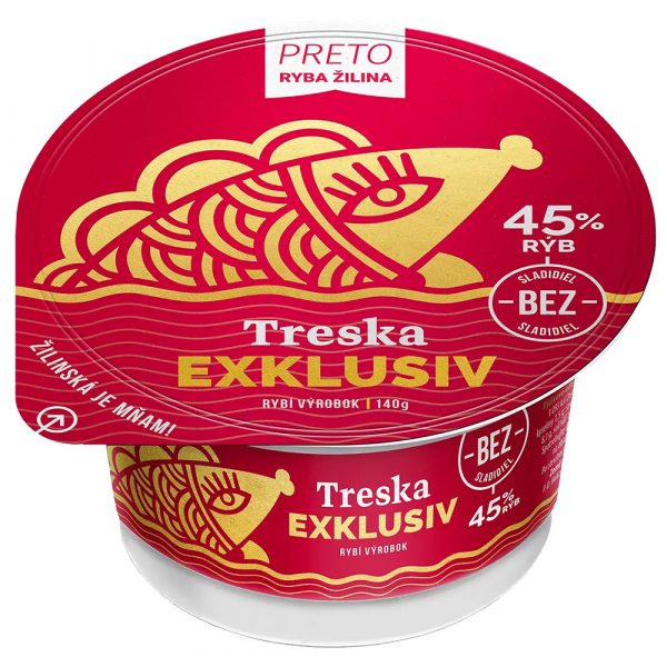Treska v majonéze exklusiv RYBA ŽILINA 140g 1