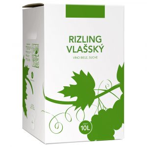 Víno biele box Rízling Vlašský - Víno Levice 5l 3