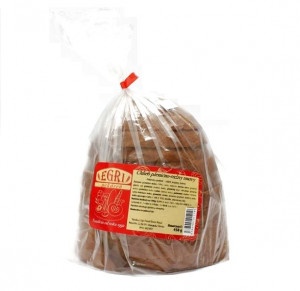 Chlieb kváskový tmavý krájaný balený EGRI 450g 2
