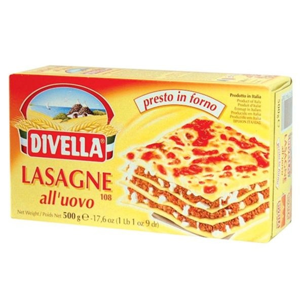 Cestoviny Lasagne 500g Divella 1