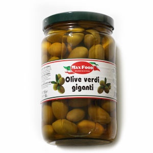 Olivy zelené veľké Cerignola 1550g Max Food 3