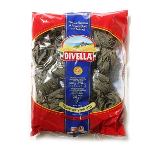 Cestoviny Tagliatelle špenátové DIVELLA 500g 19