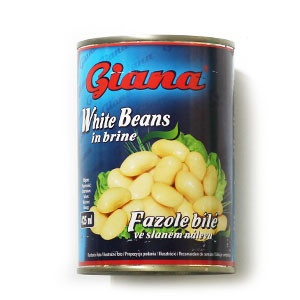 Fazuľa biela v slanom náleve 425ml Giana 3