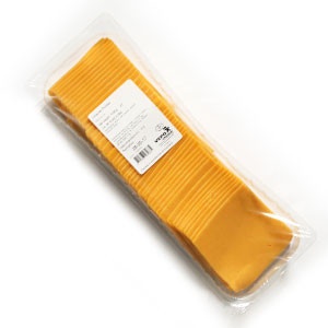 Syr Cheddar plátky 1kg Vepo 19