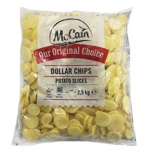 Mr.Zemiakové Dollar Chips 2,5kg McCain 20