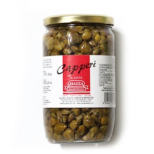 Kapary bez stonky 720g Mazza 16