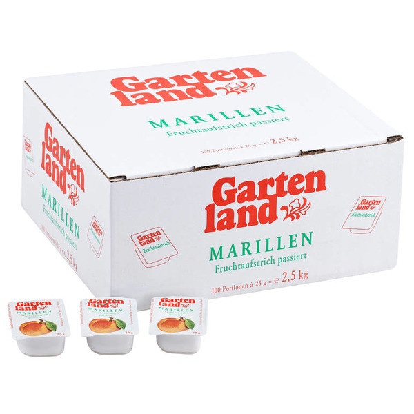 Džem marhuľový MINI 100x25g Gartenland 1