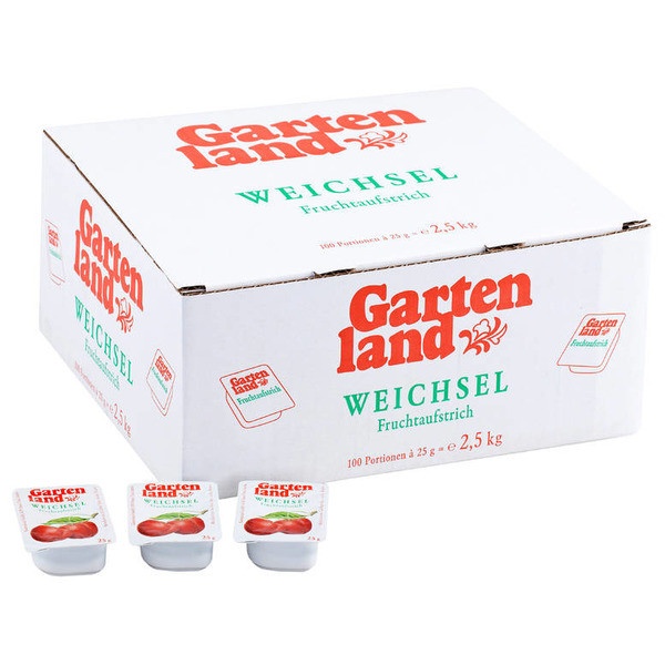 Džem višňový MINI 100x25g Gartenland 1