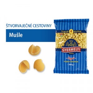 Cestoviny Mušle 500g Gyermelyi 18