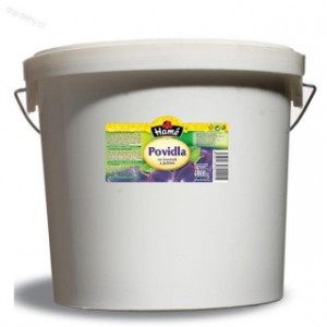 Lekvár sladený slivkový s jablkami 4kg Hamé 3