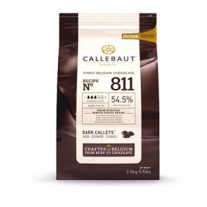 Čokoláda tmavá 54,5% CALLEBAUT 2,5kg 7
