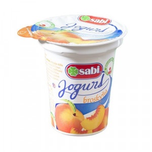 Jogurt broskyňový 150g Sabi 20