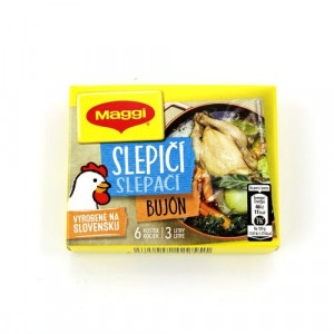 MAGGI Slepačí bujón v kocke 3 l 6x10g 12