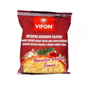 VIFON Instantná rezancová polievka hovädzia príchuť 60g 16