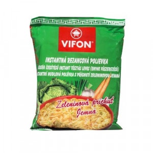 VIFON Instantná rezancová polievka zeleninová 60g 18