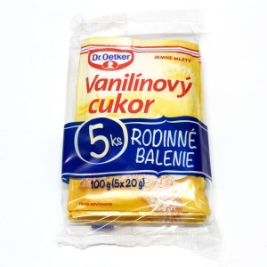 Cukor vanilínový Rodinné balenie 5x20g Dr. Oetker 6