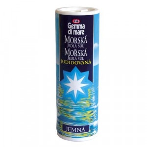 Soľ morská JEMNÁ GEMMA DI MARE 250g soľnička 5
