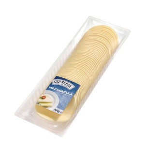 Mozzarella plátky GUSTERIA 1kg 7